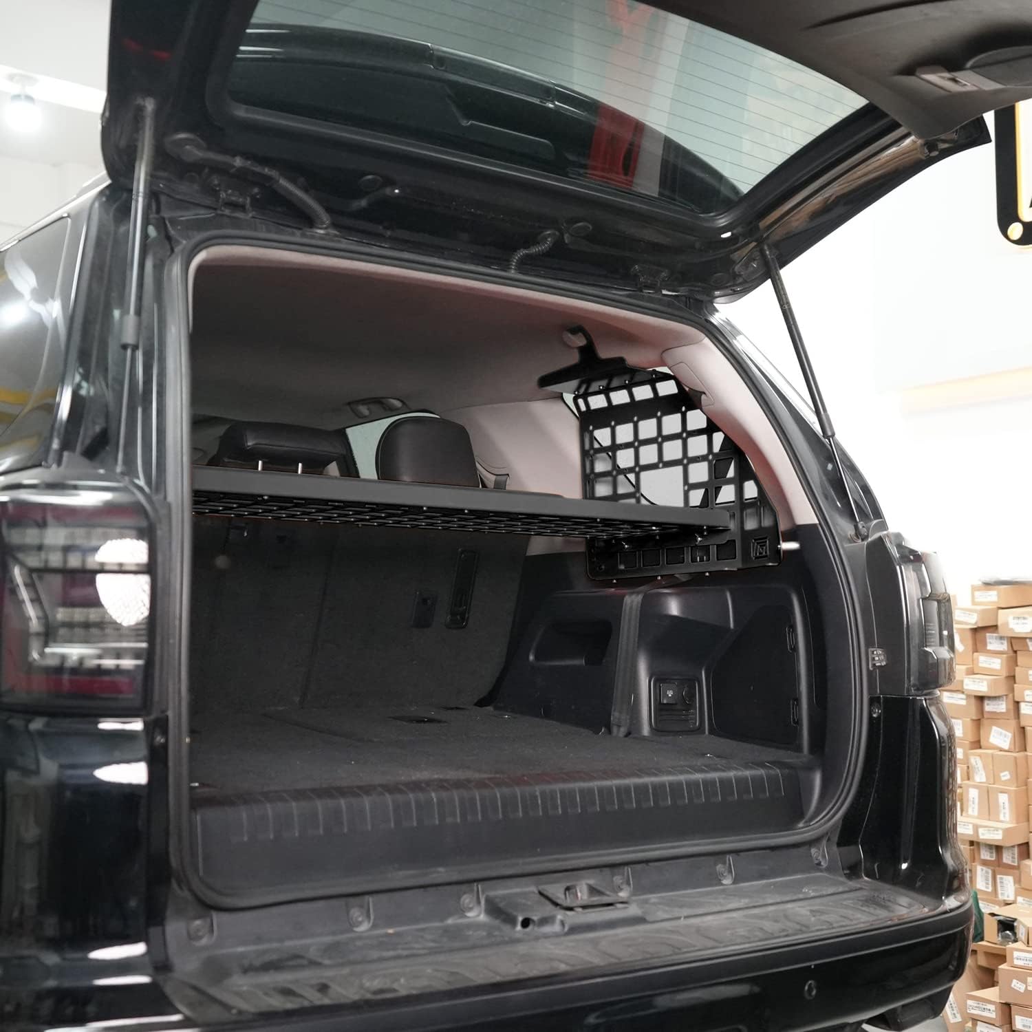 HIGH FLYING for Toyota 4Runner 2010-2024 / for Mercedes-Benz G500 G55 2004-2018 Car Modular Molle Panel Storage Trunk Shelf Organizer Carrier Aluminum (Install requires Side Panels)
