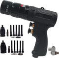 Air Rivet Nut Tool Kit, Pneumatic Pull Nut Setter with 1/4', 5/16' Mandrels for Sheet Metal Fastening Threaded Insert Installation