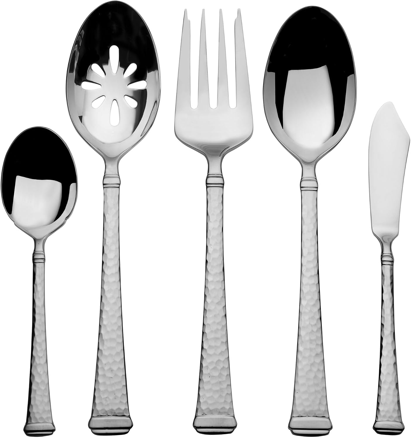 Mikasa Virtuoso 18/10 Stainless Steel Silverware Set, 65-Piece Cutlery Set for 12, Dishwasher Safe Flatware with Dinner Forks, Knives, Spoons, Teaspoons, Salad Forks and Serving Pieces