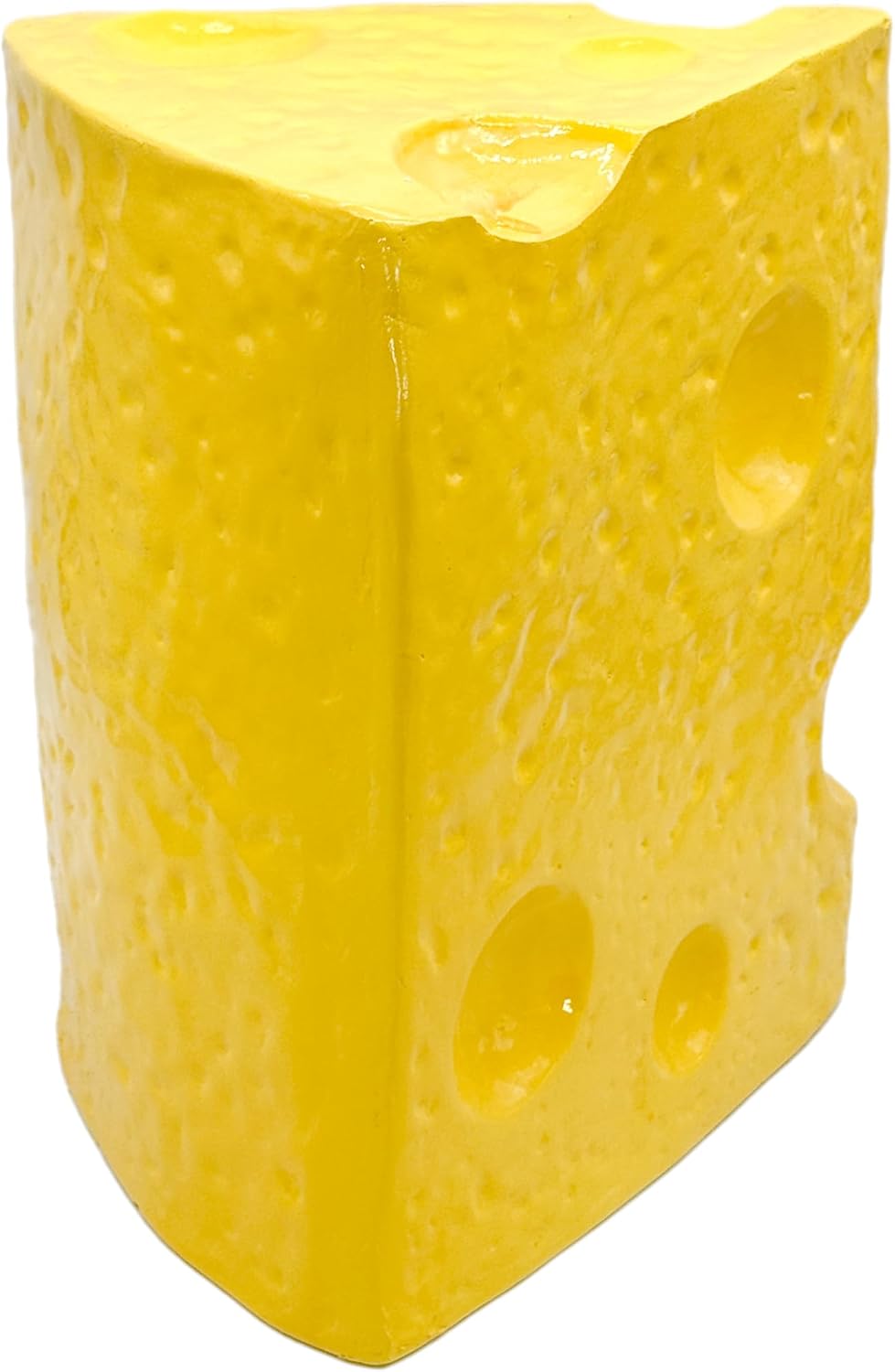 Galt International 18' Yellow Cheese Wedge Stool Side Table Home Decor Plant Stand Garden Indoor Outdoor Decorations