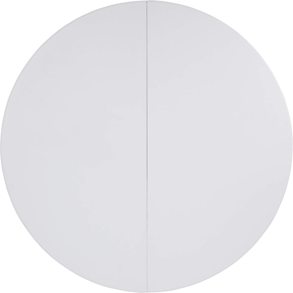 Flash Furniture Stonewall 6' Round Plastic Folding Event Table with Carrying Handle, Bi-Fold Banquet Table for Indoor/Outdoor Events, White