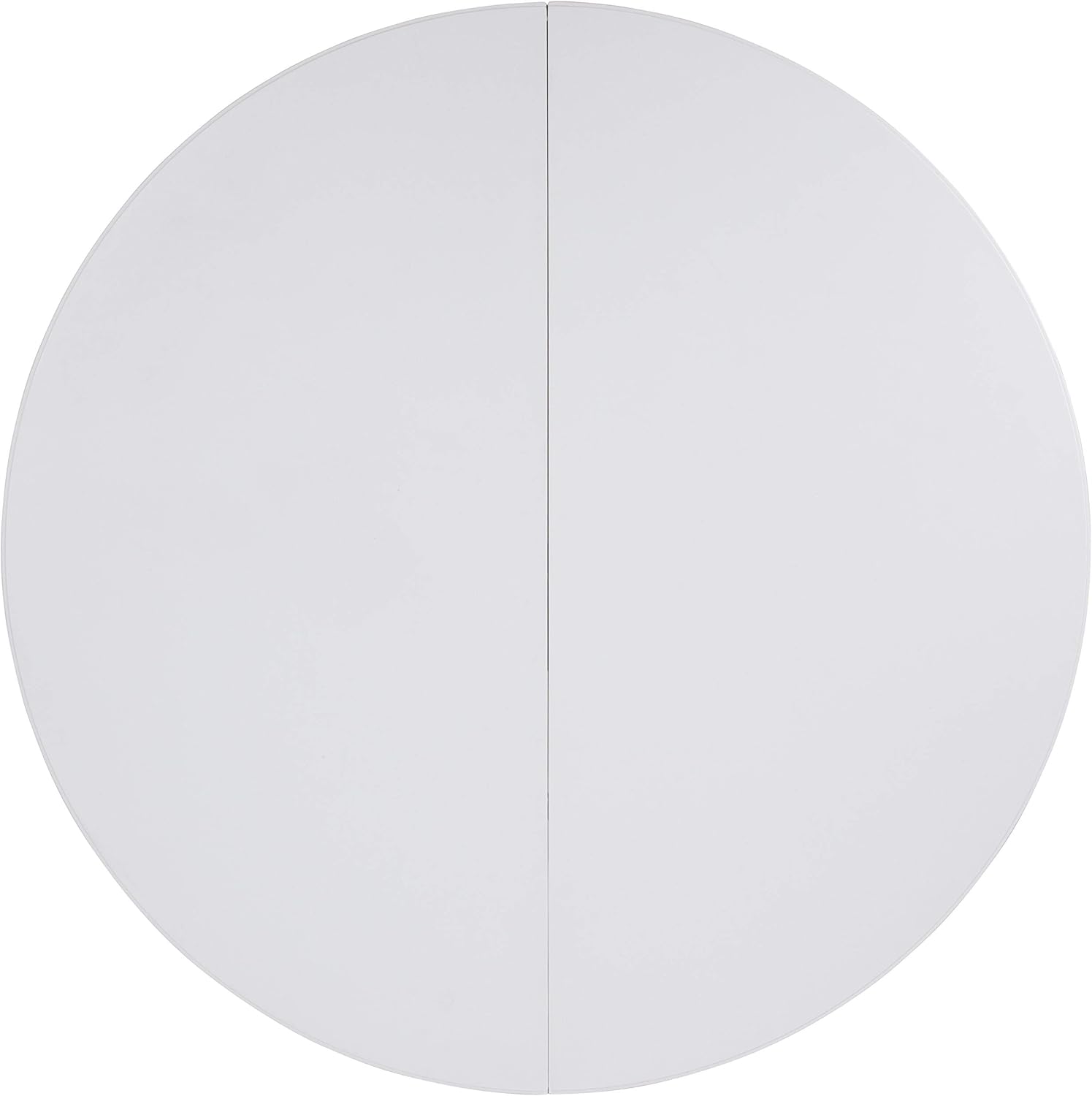 Flash Furniture Stonewall 6' Round Plastic Folding Event Table with Carrying Handle, Bi-Fold Banquet Table for Indoor/Outdoor Events, White
