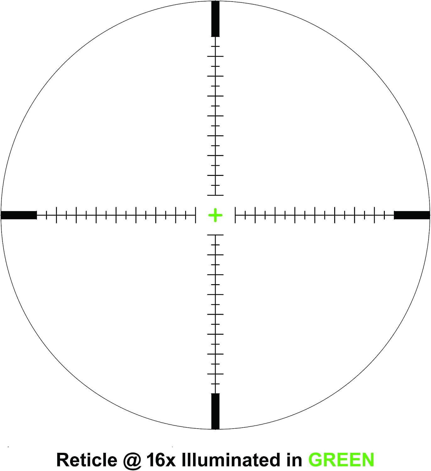 Hammers 1inch Tube 4-16x40 Side Focus 1st First Focal Plane FFP Range Finding Jumbo Wheel Side Focus Rifle Scope with Green Red Illuminated Range Etched Glass Reticle