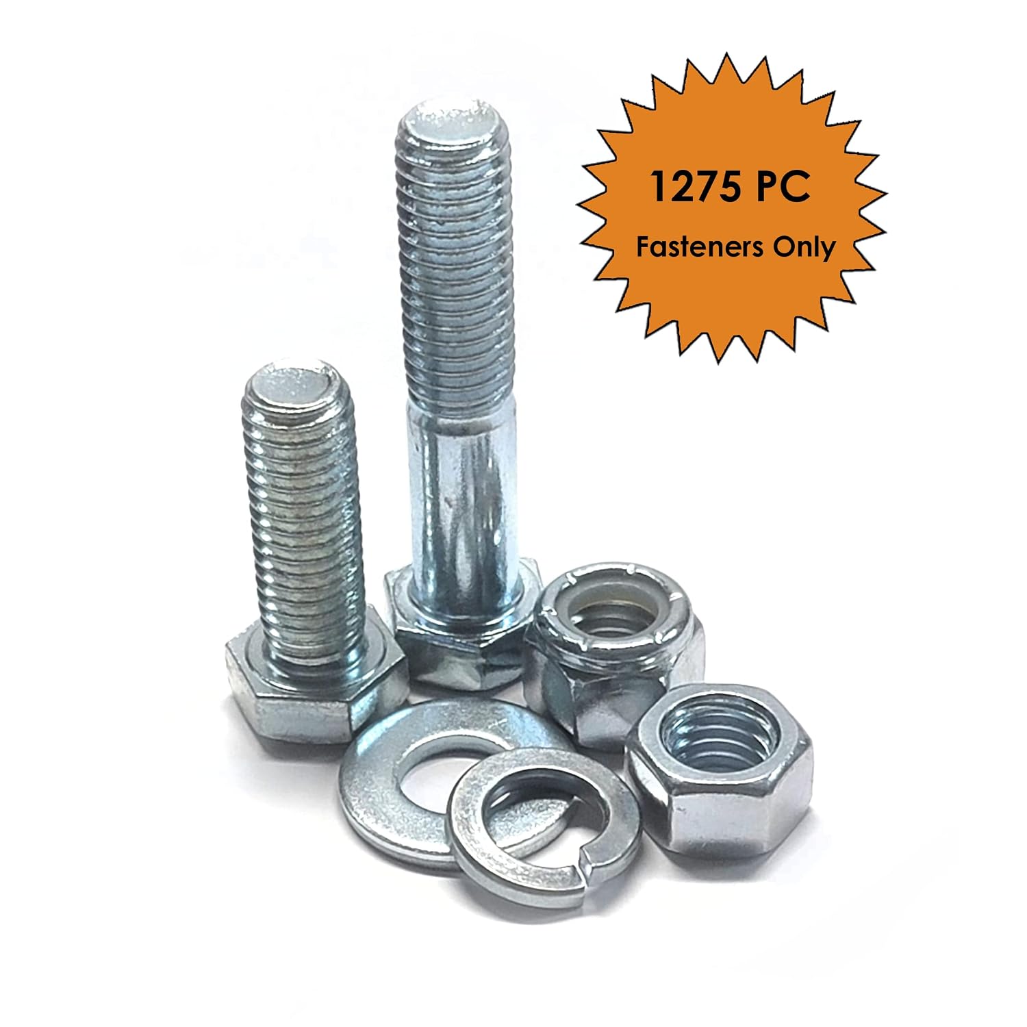 Titan Industrial Supply-1275 Piece Grade 5 Coarse Thread Metal Drawer Assortment