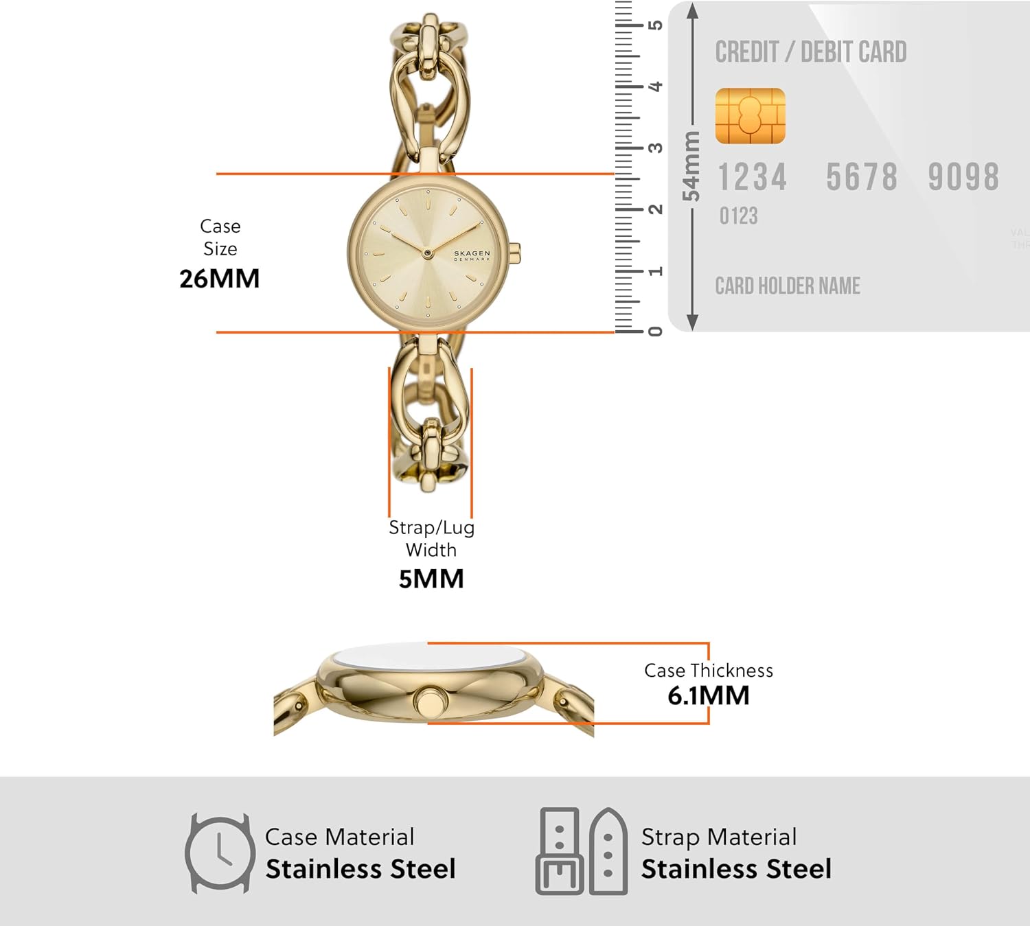 Skagen Signatur Lille Minimalist Watch for Women
