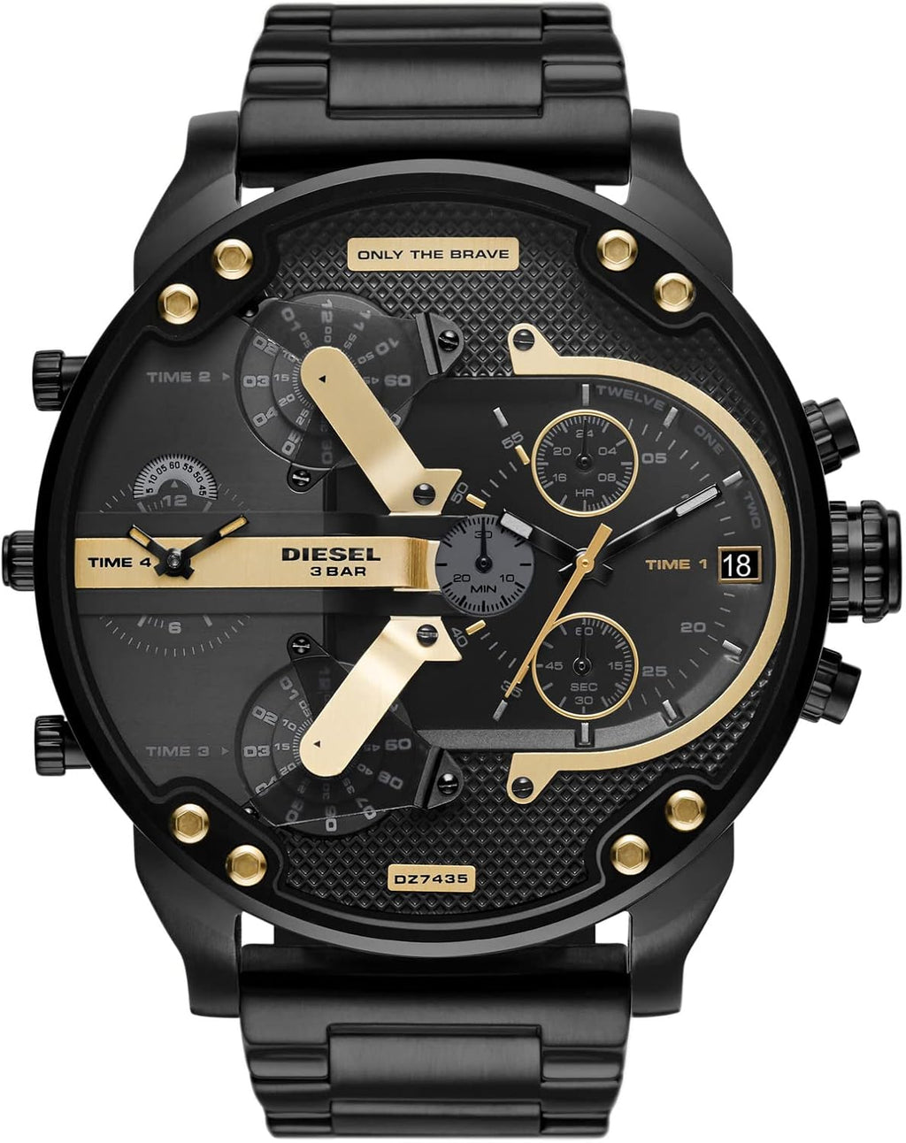 Diesel Mr. Daddy 2.0 Men's Watch, Stainless Steel Chronograph Sports Watch for Men