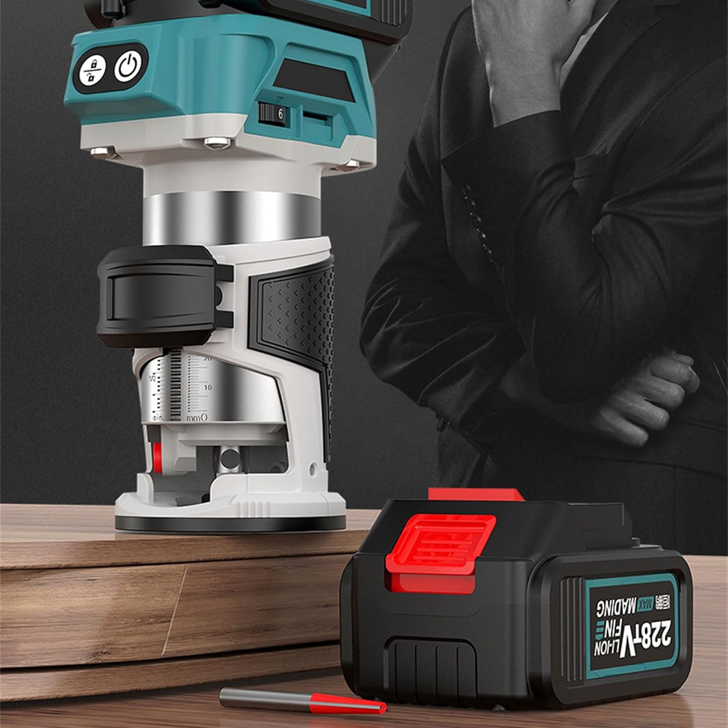 Portable Brushless Electric Routers Tool with Ergonomic Grip High Efficiency Engraving Machine for Accuracy Woodworking Workshop Grade Milling Cutter