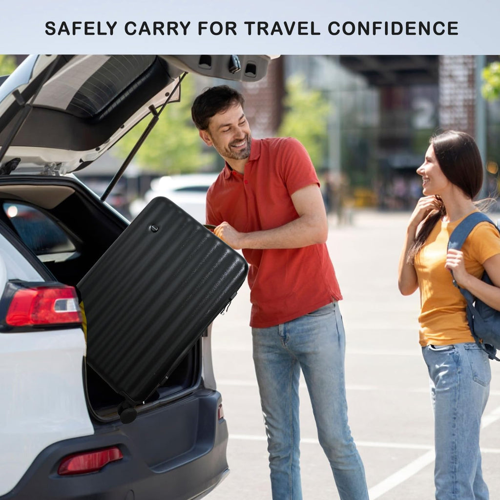 2025 Upgraded Wine Suitcase for Airplanes 12 Bottle, Thickened Wine Luggage for Airplane Travel with TSA Approved Lock and 360֯ Rotating Wheels, Wines Travel Suitcase with Removable Insert