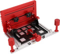 Joinery Sled for Table Saw, Adjustable Aluminum Alloy Table Saw Router Table Joinery Sled Coping Sled with Quick Clamps for DIY Woodworking Projects