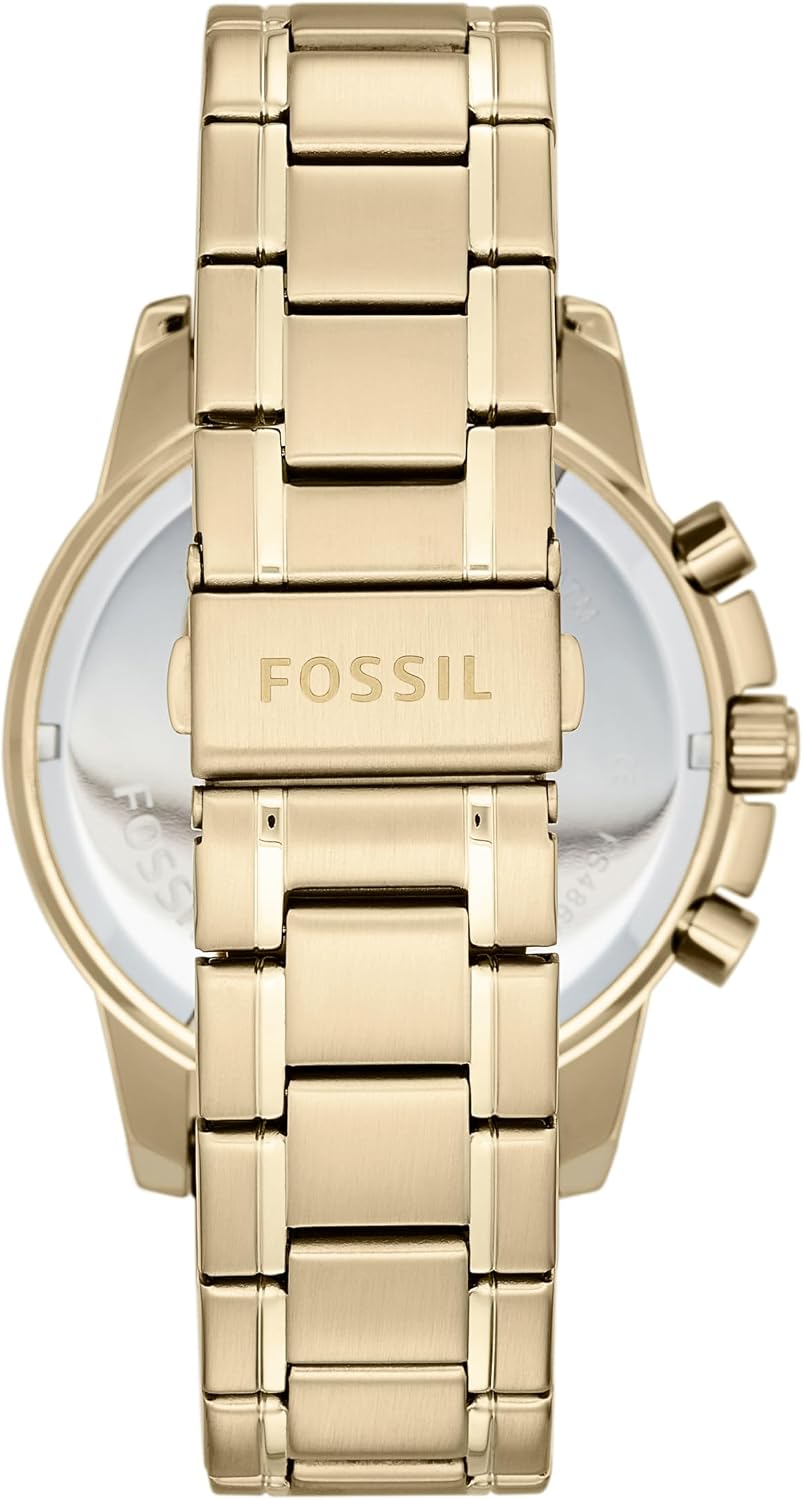 Fossil Men's Watch, Dean Quartz Stainless Steel Chronograph Watch for Men