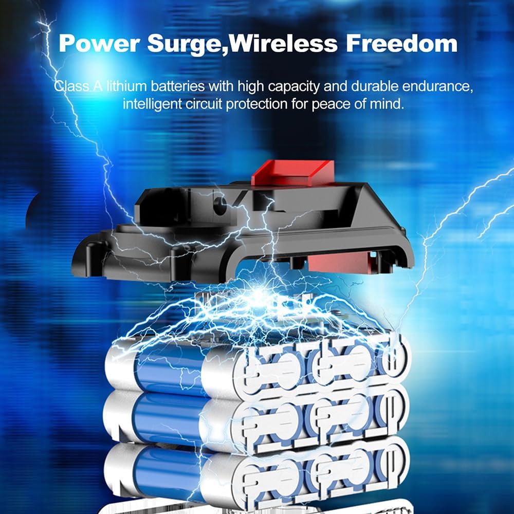 Gavigain Brushless Router, 16 Piece Kit, High Speed Performance, Adjustable Depth Control, Ergonomic Design, for Woodworking and DIY Projects (GavigainHSvV-ET25801US-1)