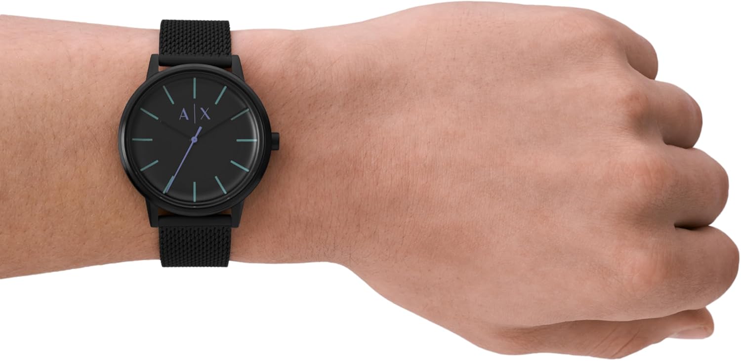 A|X Armani Exchange Men's Watch, Three-Hand Watches for Men