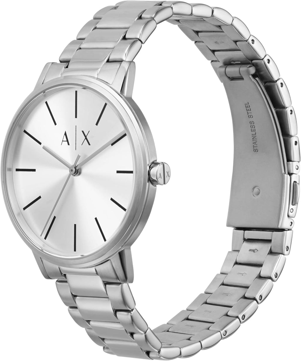 A|X Armani Exchange Men's Watch, Three-Hand Watches for Men
