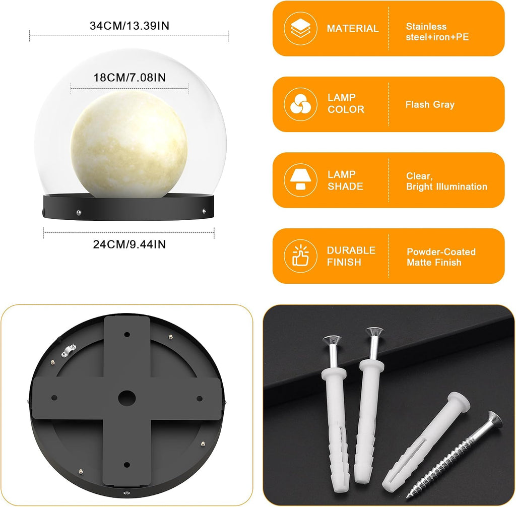 Solar Post Lights, IP54 Modern Pillar Light, Waterproof Column Lamp Outdoor, Dusk to Dawn Solar Post Cap Light with 3200K LED,Fence Deck Cap Lights for Garden Deck Patio Outside Lighting (Lampshade)