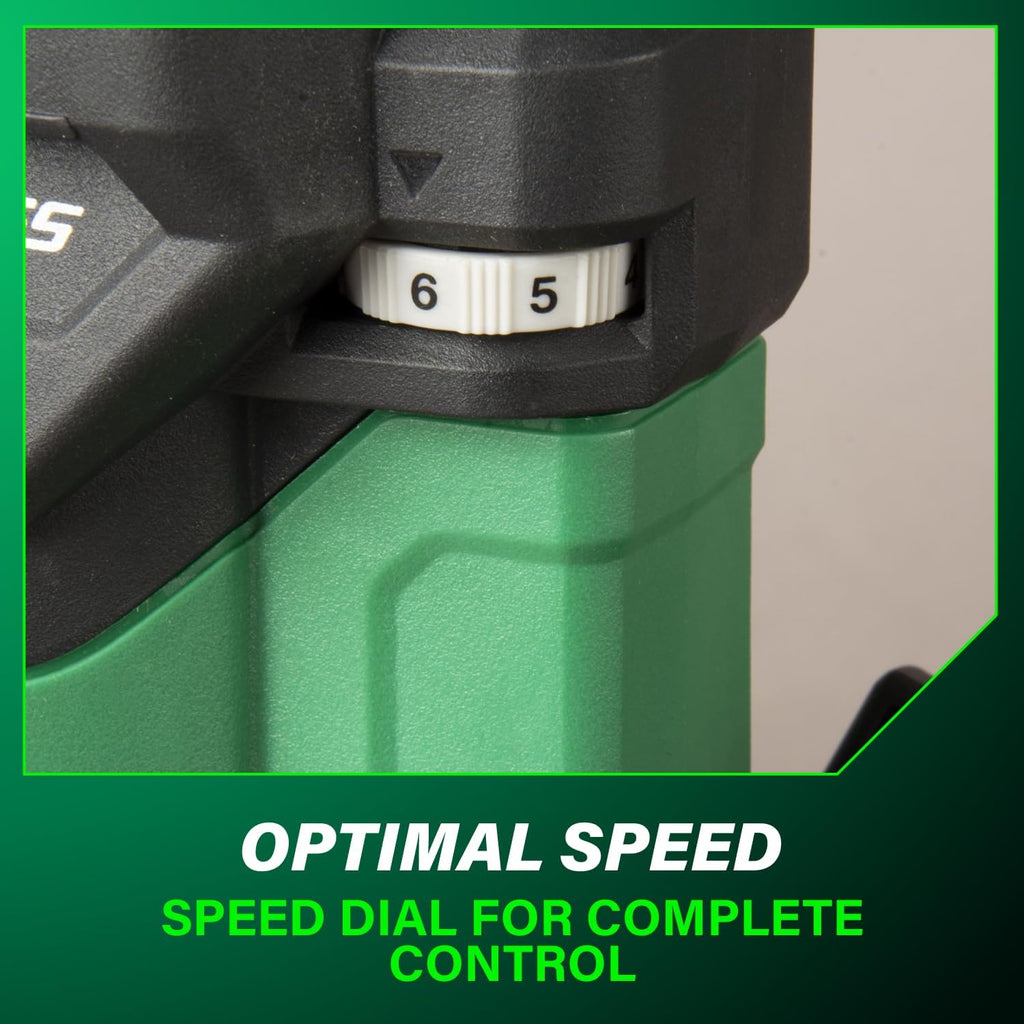 Metabo HPT Cordless Plunge Router, 36V Variable Speed Router, Up to 46 Feet per Minute, Lightweight Design, LED Work Light, 2020 Pro Tools Innovation Award Winner, Tool Body Only, M3612DAQ4