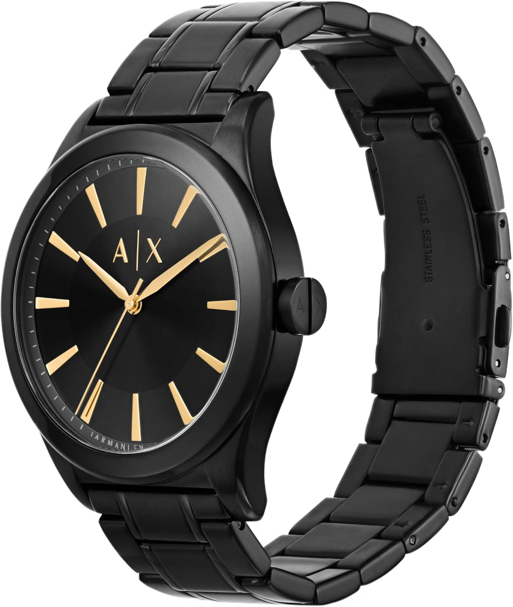 A|X Armani Exchange Men's Watch, Three-Hand Watches for Men