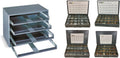 4650 Piece 4 Drawer Bolt, Nut, and Washer Assortment Grade 8 Coarse Thread, Grade 8 Fine Thread, 8.8 Metric Coarse Thread, and Nylon Locknut Coarse Assortment with 4 Drawer Cabinet