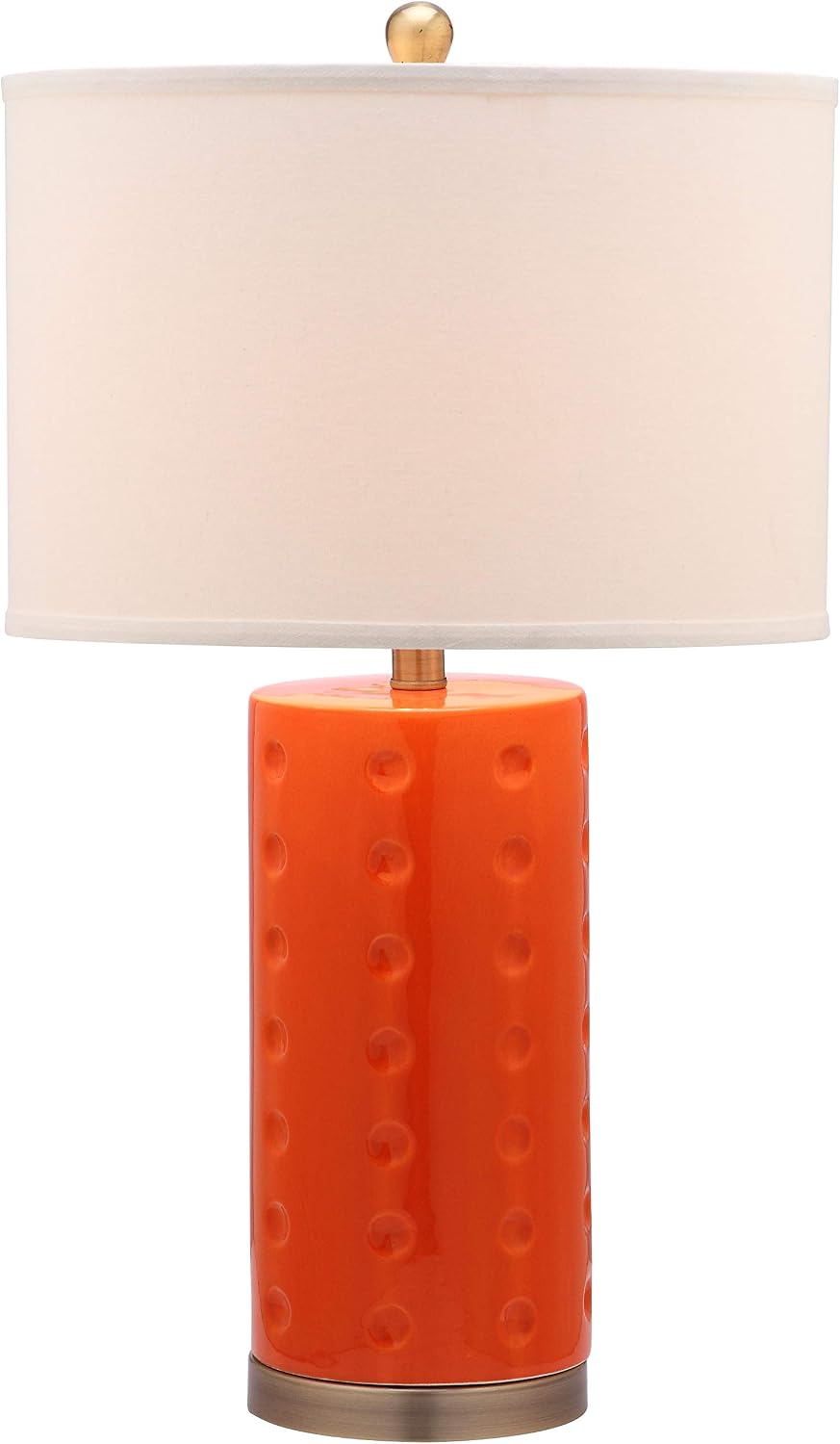 Safavieh Lighting Collection Roxanne Orange Table Lamp, Set of 2