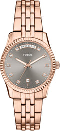 Fossil Women's Watch, Scarlette Quartz Stainless Steel Three-Hand Watch for Women