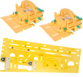 Microjig Grr-ripper Advanced (2-Pack) with MicroDial Tapering Jig | For Table Saws, Router Tables, Jointers, and Band Saws | For DeWalt/Makita/Bosch/Skil/Jet/Powermatic/SawStop and More