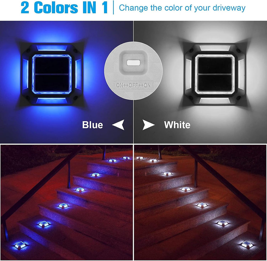 VOLISUN 20 Pack, Solar Driveway Dock Deck Lights