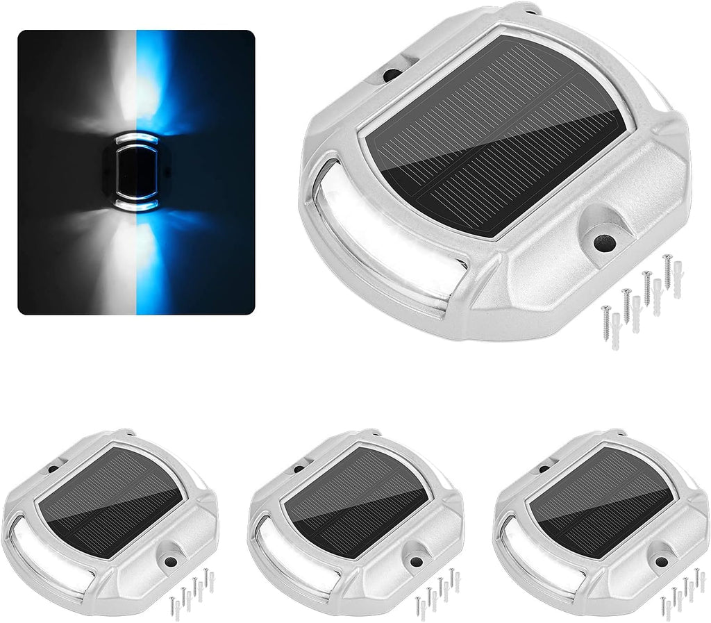 VOLISUN 16 Pack, Solar Driveway Dock Deck Lights