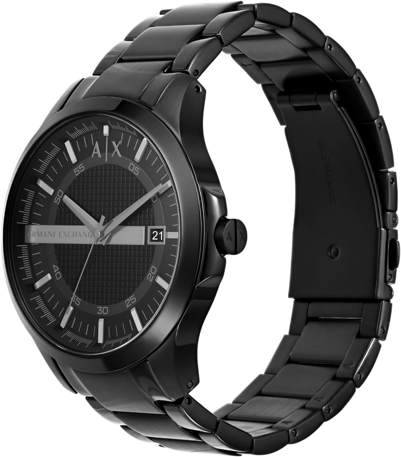 A|X Armani Exchange Men's Watch, Three-Hand Stainless Steel Watch for Men