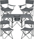 Camping Chair Set of 3, Outdoor Folding Camping Chairs for Heavy People with Cup Holder & Carry Bag,Collapsible Chair Include One Sofa Chair and Two Single Chair,Support up to 500lbs