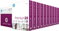 HP Papers | 8.5 x 11 Paper | Premium 24 lb | 10 Ream Case - 5000 Sheets | 100 Bright | Made in USA - FSC Certified | 112400C