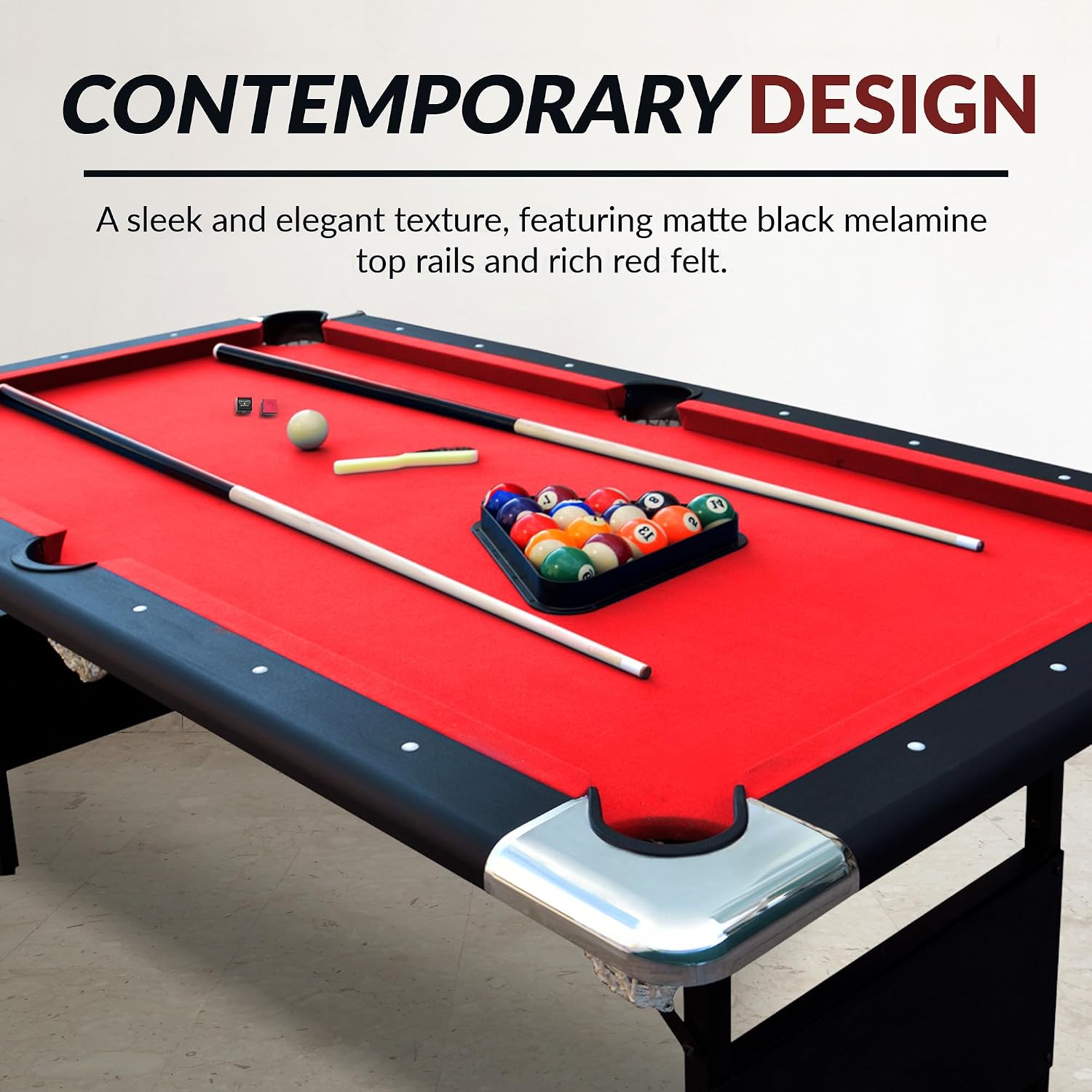 Hathaway Hathaway Fairmont Portable 6-Ft Pool & Billiard Table