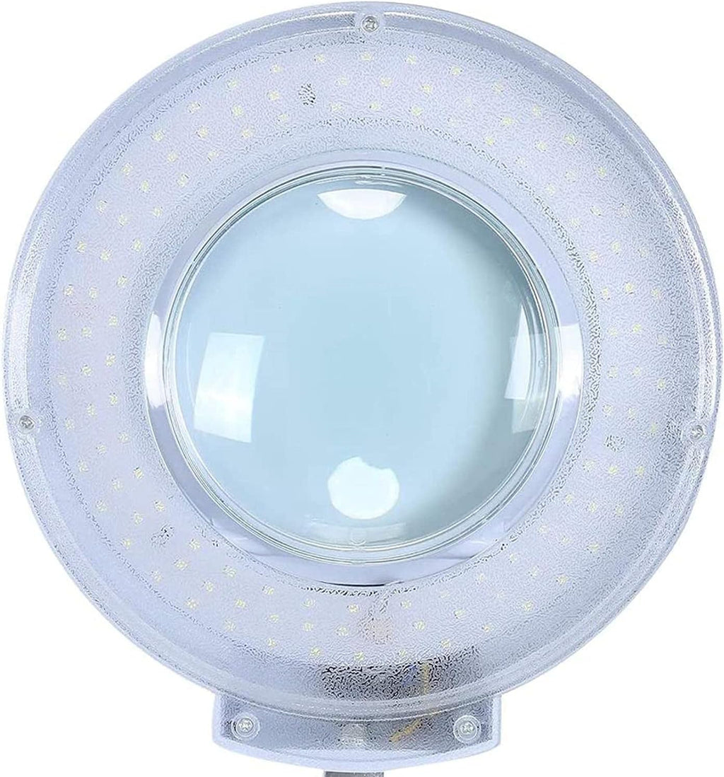 Floor Magnifying Lamp Beauty Light Stand Floor Magnifying Lamp, 5X LED Illuminator, Floor Lamp Torch Magnifier Lamp
