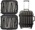 VinGardeValise® Petite Wine Suitcase – 8-Bottle Travel Luggage, TSA-Approved, Durable Hard Shell, Shockproof Foam, Secure Bottle Protection for Enthusiasts & Collectors - Black