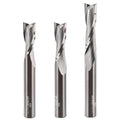 Mortise & Tenon Spiral 3-Piece Router Bit Set, 8mm Upcut Joinery Bit with Variable Helix for Smooth Plunging, Designed for Shaper Origin & Plunge Routers – USA Made US8208UV-3PC