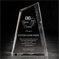 Personalized Acrylic Retirement Gifts For Men and Women, Laser Engraved Custom Trophy for Service Recognition, Years Of Service Retirement Trophy Award for Boss, Employee, Teacher Crystal Peak)