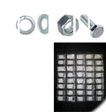 Grade 5 Bolt Assortment with Nuts & Washers 1/4-20 5/16-18 3/8-16 7/16-14 1/2-13 Hardware Fastener Kit Set RV9538S