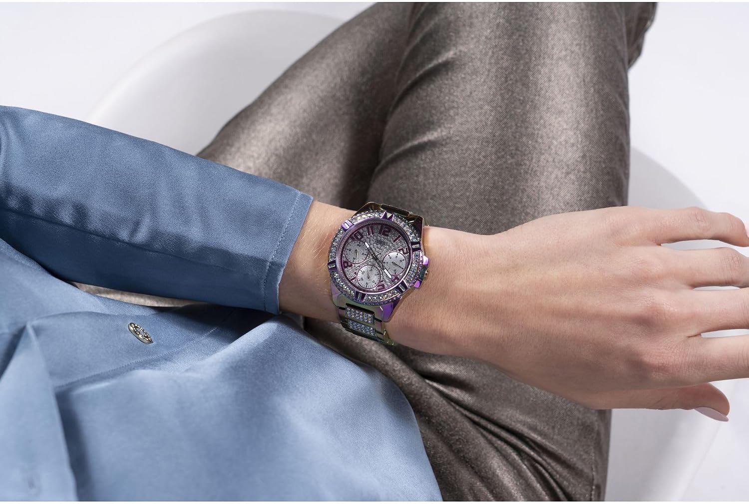 Guess Women's| Analog Trend Watch| Stainless Steel Case| Stainless Steel Bracelet | 50M Water Resistance