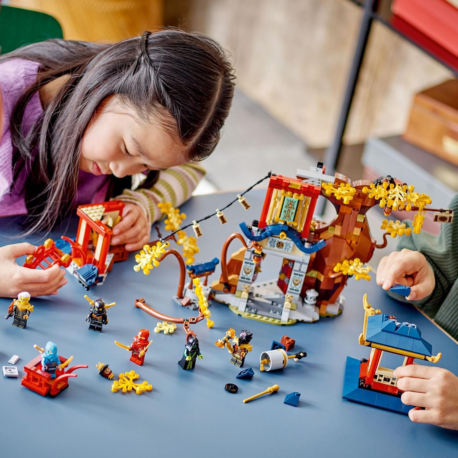LEGO NINJAGO Temple of The Dragon Energy Cores 71795, Building Toy with a NINJAGO Temple and 6 Minifigures Including Cole, Kai and NYA' Gift for Kids Ages 8+ Who Love Buildable Ninja Playsets