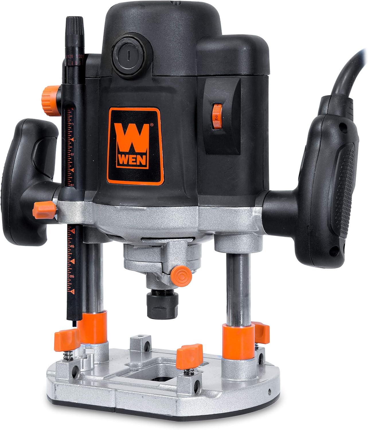 WEN 15-Amp Plunge Woodworking Router Kit + 6.6-Amp Variable Speed Orbital Jig Saw with Laser and LED Light