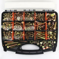 924Pcs Grade 8 Bolts and Nuts Assortment Kit, 1/4-20, 5/16-18, 3/8-16, 1/2-13...
