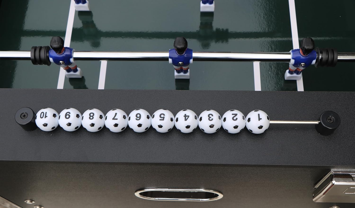 55'' Soccer Table, Large Size Foosball Game Table for Adult, Football Table with Cup Hloders & Sturdy Leg for Game Rooms & Parties