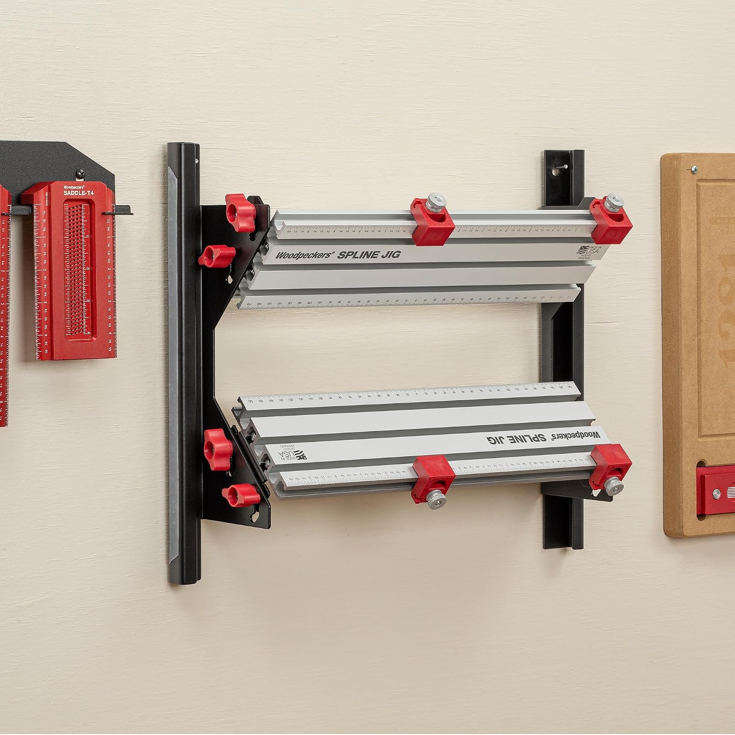 Woodpeckers Spline Jig, Router Table & Table Saw Jig for Dovetails & Miter Joints, Makes Joinery Strong & Attractive, Made in USA