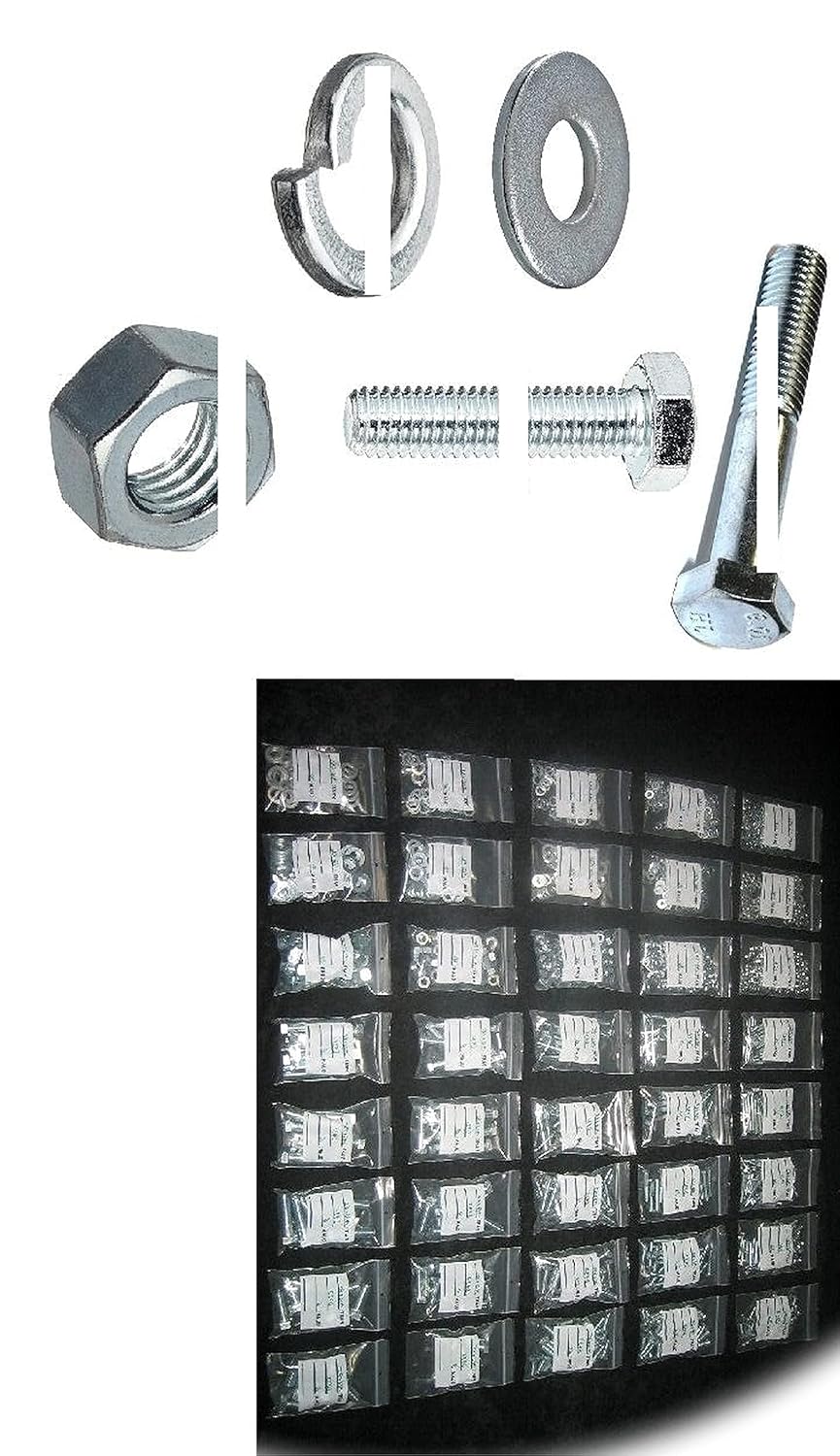 Metric Bolt, Nut & Washer Assortment 748pcs Grade 10.9 M6 M8 10 M12 M16 Hardware Fastener Kit Set RV9184S