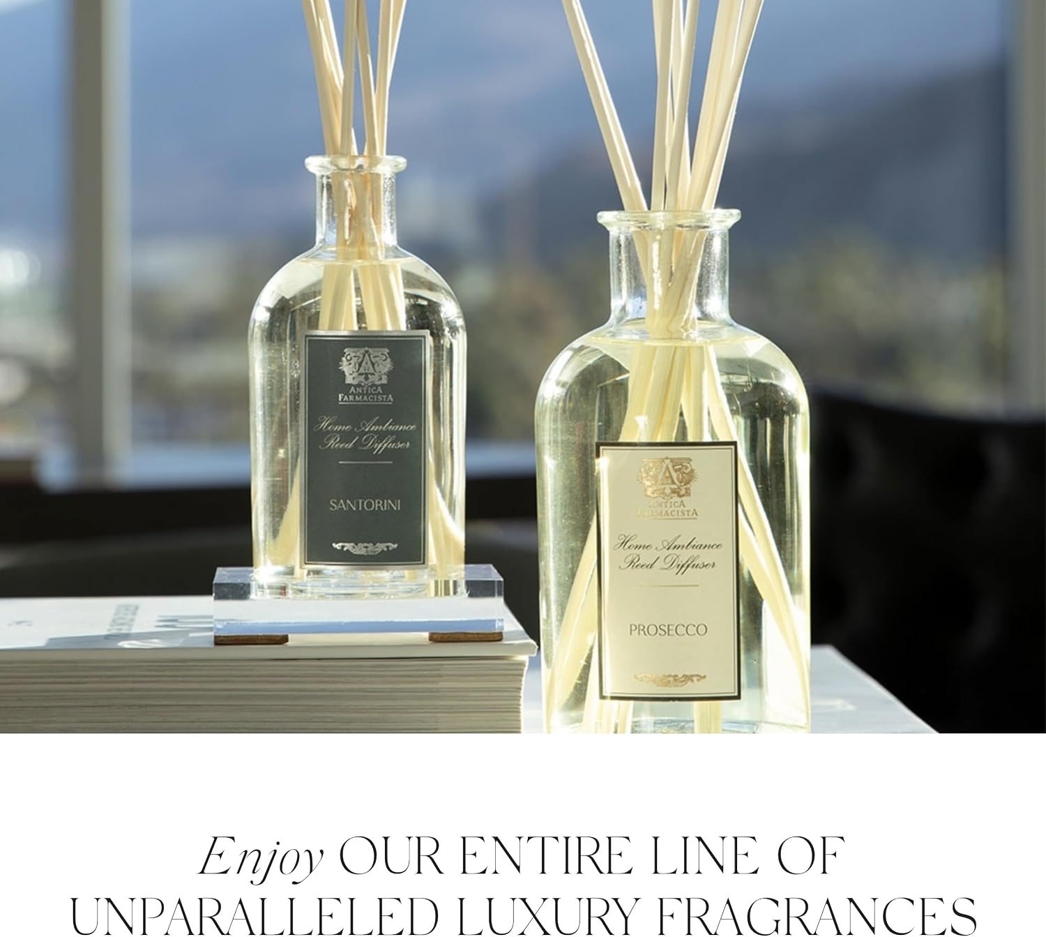 Antica Farmacista Home Ambiance Diffuser - Long-Lasting Reed Scent Diffuser - Luxury Room Freshener Gift - Casablanca, 8.45 fl oz