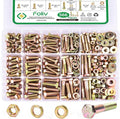 Krixis 566Pcs Heavy Bolts and Nuts Assortment Kit, Grade 8 Hex Screws Bol...