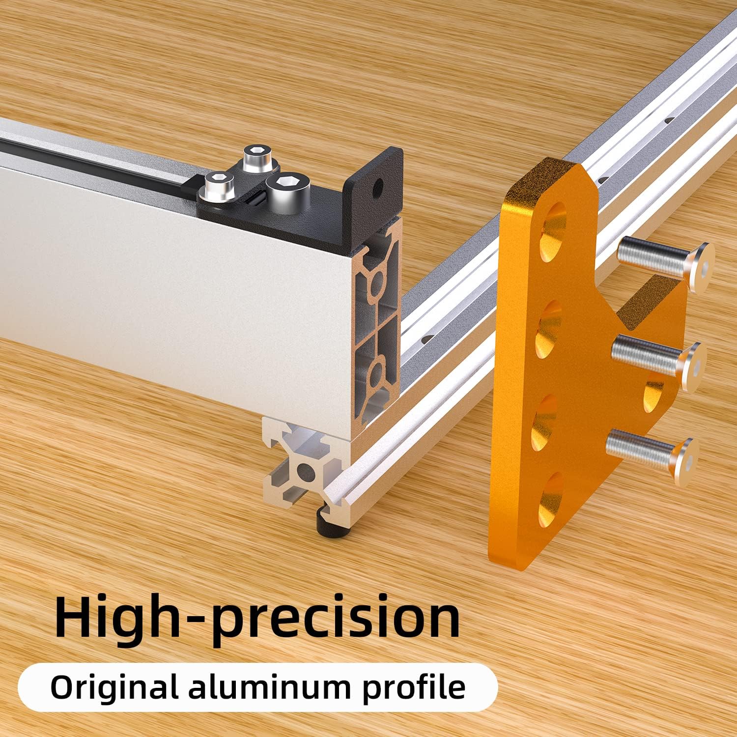 FoxAlien 4080 Y-axis Extension Kit for Masuter Pro, with Upgraded T-slot Hybrid Spoilboard CNC Router Machine Working Area Extend (15.75' x 31.5', X-Y)