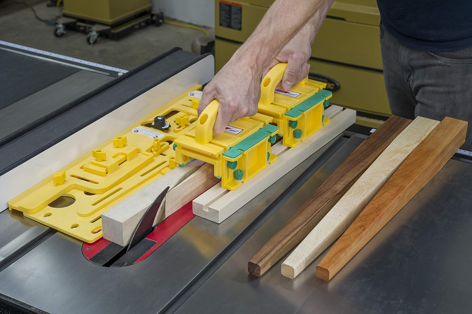 Microjig Grr-ripper Advanced (2-Pack) with MicroDial Tapering Jig | For Table Saws, Router Tables, Jointers, and Band Saws | For DeWalt/Makita/Bosch/Skil/Jet/Powermatic/SawStop and More