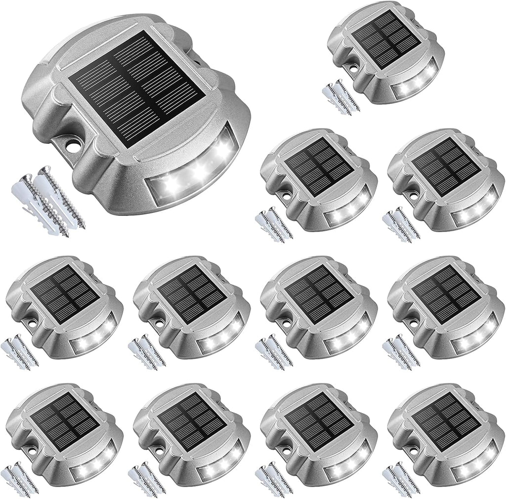 VOLISUN 16 Pack, Solar Driveway Dock Deck Lights