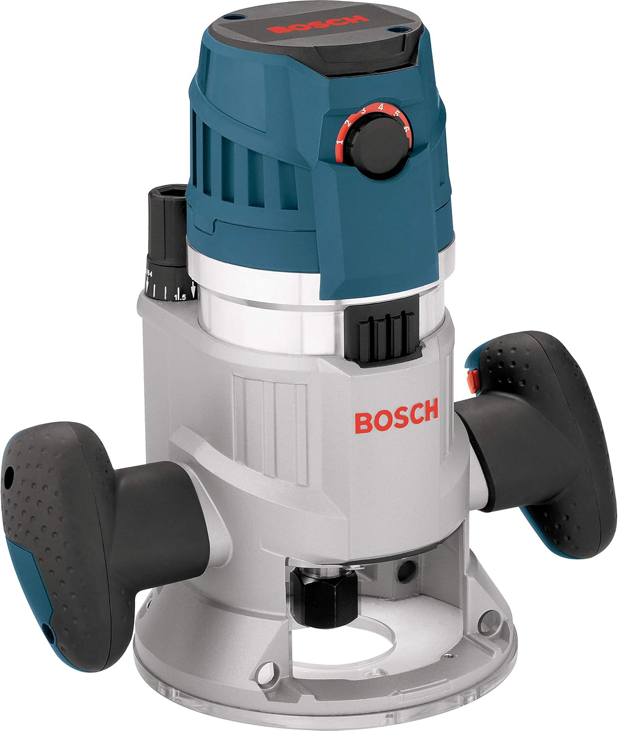 Bosch MRC23EVSK Combination Router - 15 Amp 2.3 Horsepower Corded Variable Speed Combination Plunge & Fixed-Base Router Kit with Hard Case & RBS010 10pc. All-Purpose Router Bit Set