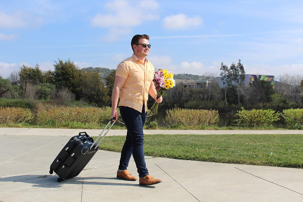 VinGardeValise® The Piccolo Wine Suitcase – 5-Bottle Travel Luggage, TSA-Approved, Durable Hard Shell, Shockproof Foam, Secure Bottle Protection for Enthusiasts & Collectors - Black