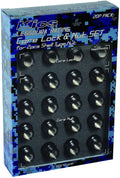 Project Kics - 12x1.50 Leggdura Racing Shell Type Core Lock & Nut Set (20 Pcs) (WLN11)